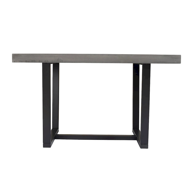 Solid Wood 52-inch Distressed Dining Table