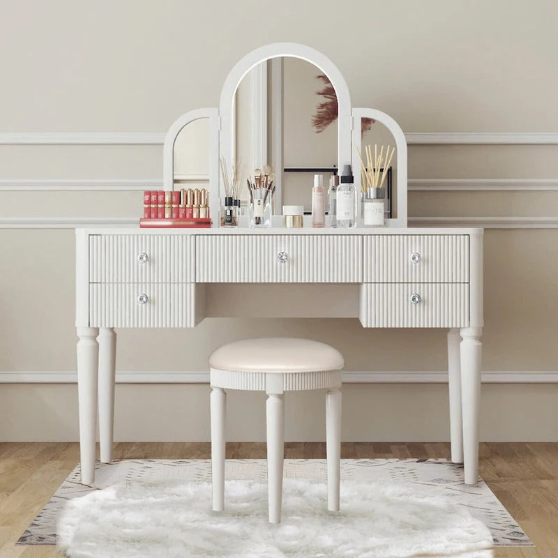 Mirrored Vanity with LED Light