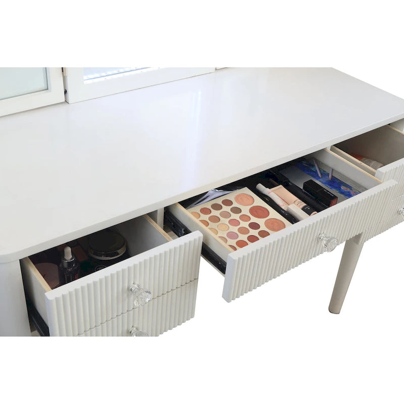 Mirrored Vanity with LED Light