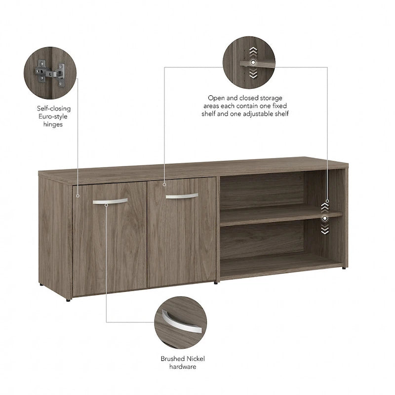 Low Storage Cabinet with Doors by