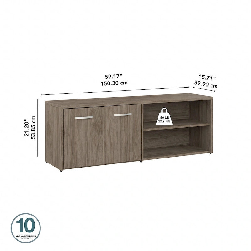Low Storage Cabinet with Doors by