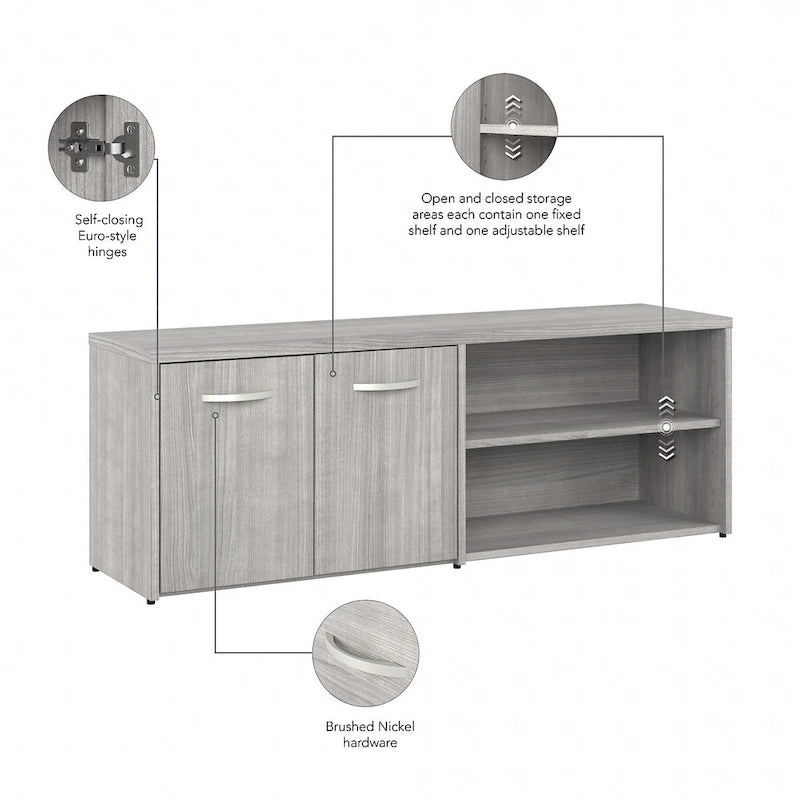 Low Storage Cabinet with Doors by