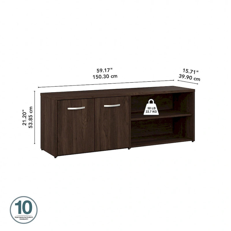 Low Storage Cabinet with Doors by