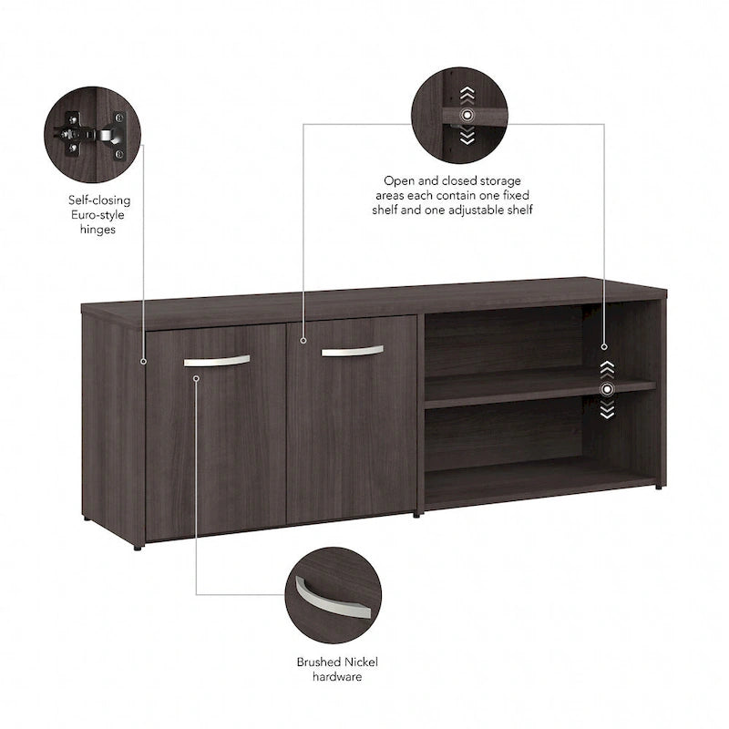 Low Storage Cabinet with Doors by