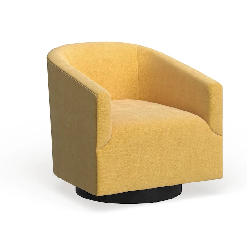 Wood-base Swivel Chair