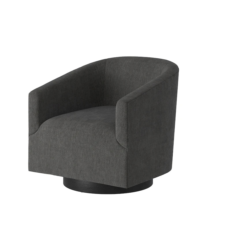 Wood-base Swivel Chair