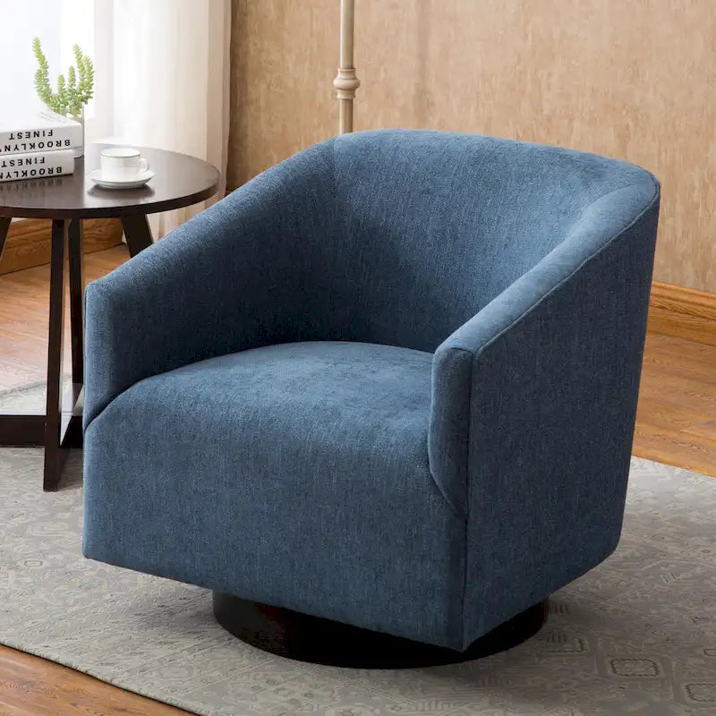 Wood-base Swivel Chair
