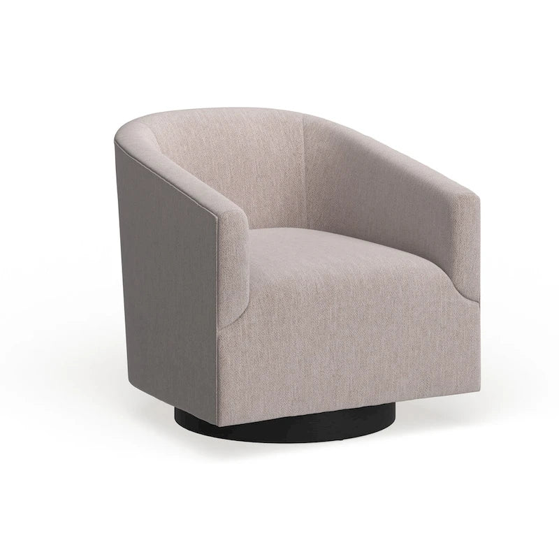 Wood-base Swivel Chair