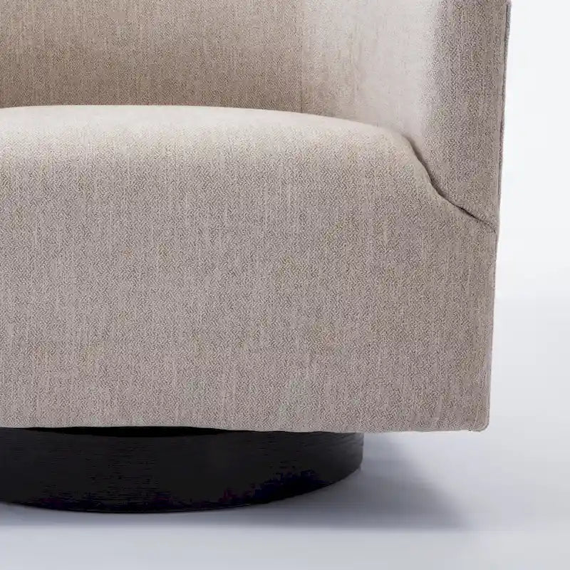 Wood-base Swivel Chair