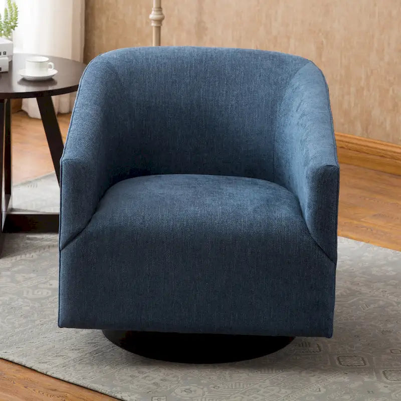 Wood-base Swivel Chair
