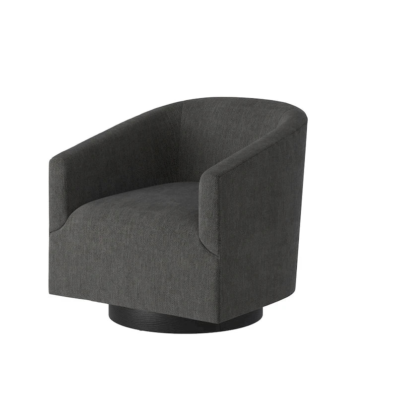 Wood-base Swivel Chair