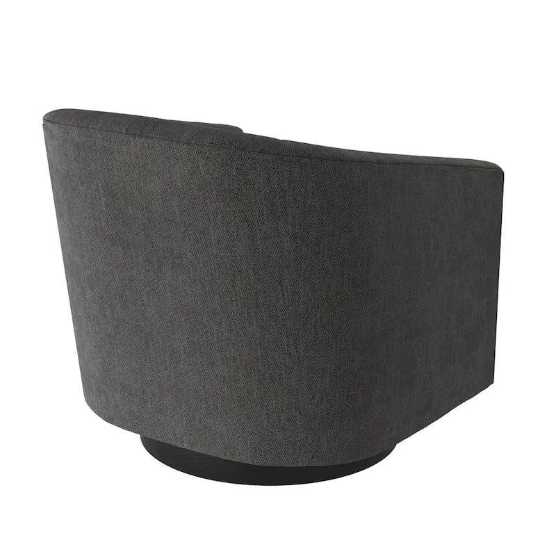 Wood-base Swivel Chair