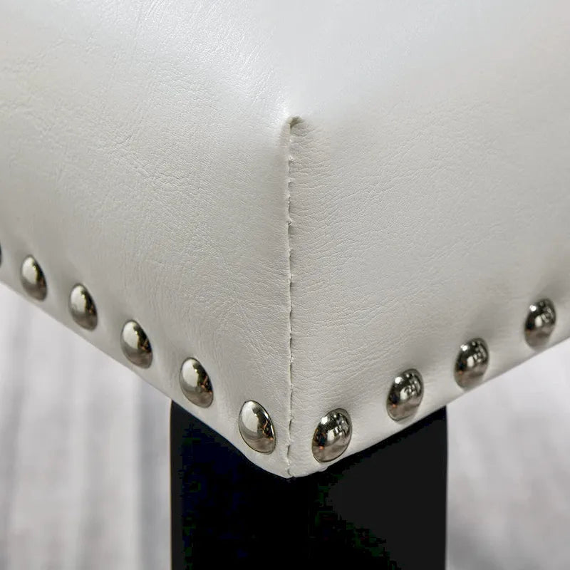 Faux Leather Kitchen Dining Accent Chairs of 2