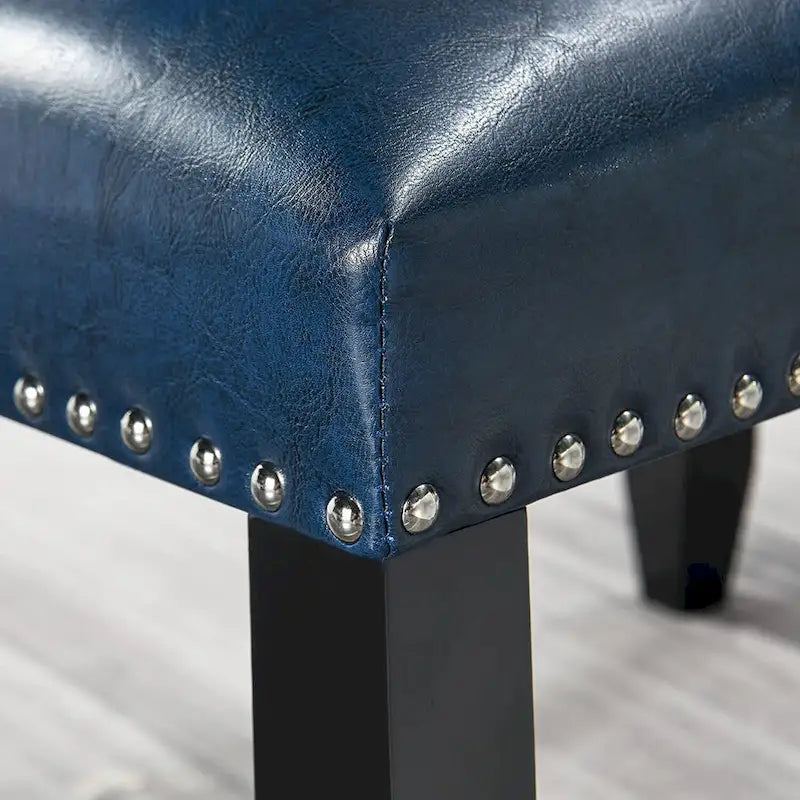 Faux Leather Kitchen Dining Accent Chairs of 2