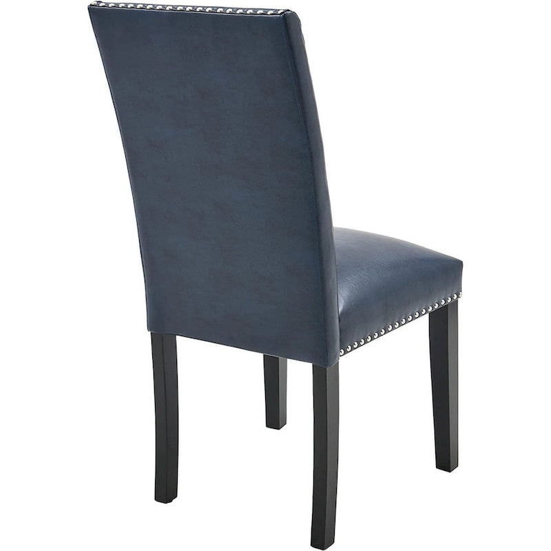 Faux Leather Kitchen Dining Accent Chairs of 2