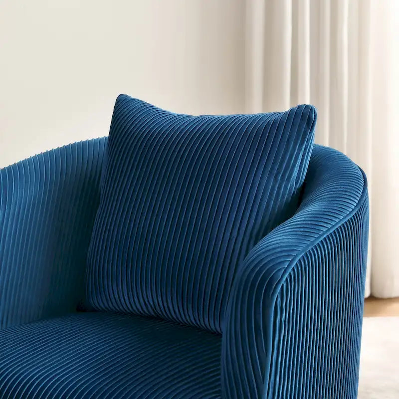 of 2 Velvet Accent Side Chair with Back Cushion