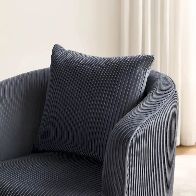 of 2 Velvet Accent Side Chair with Back Cushion