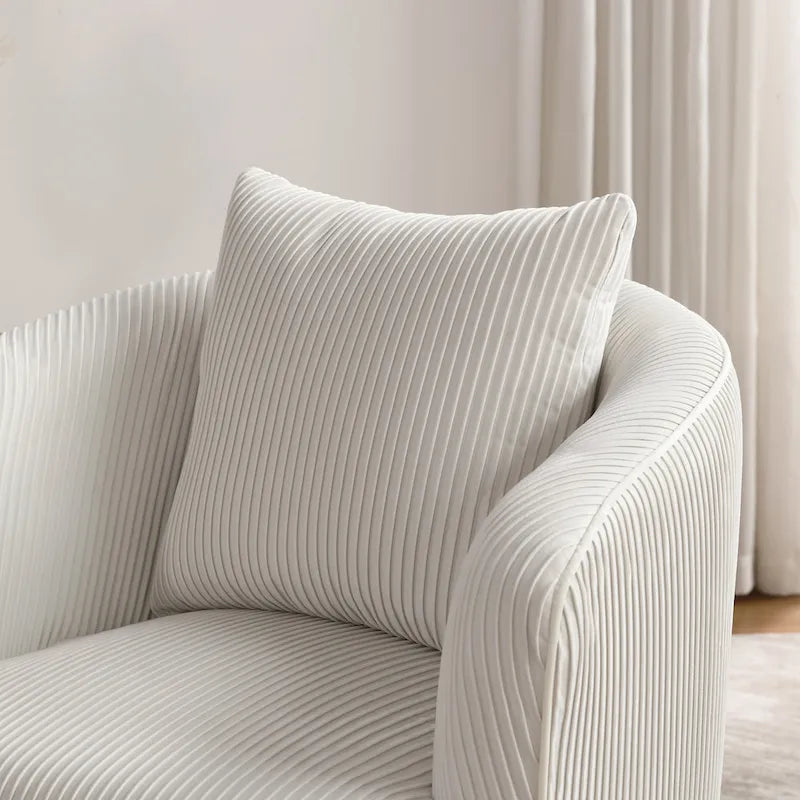 of 2 Velvet Accent Side Chair with Back Cushion