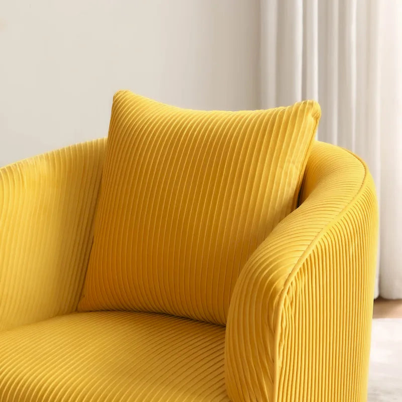 of 2 Velvet Accent Side Chair with Back Cushion