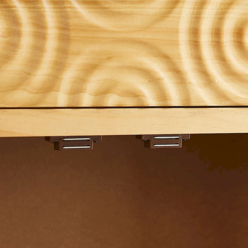 Handcrafted Wood Sideboard with 2 Doors