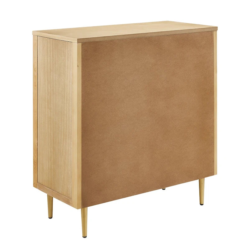 Handcrafted Wood Sideboard with 2 Doors