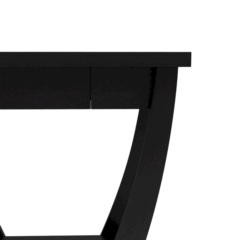 Curved Entryway Storage Sofa Table by