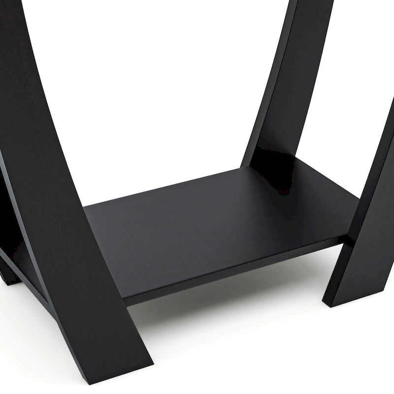 Curved Entryway Storage Sofa Table by