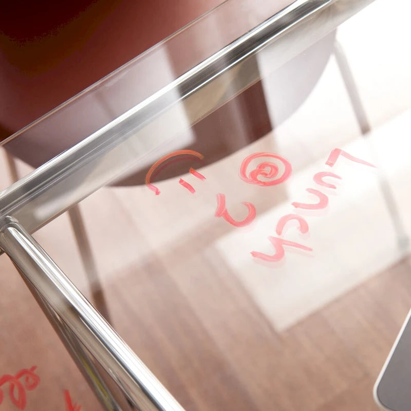 Chrome/ Glass Desk