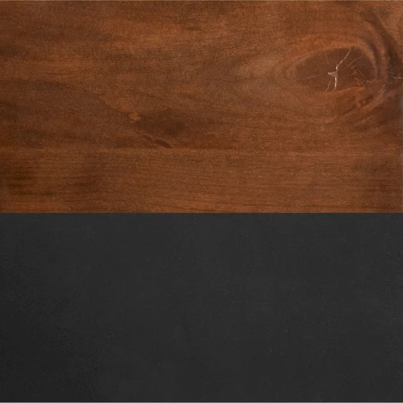 53 inch Writing Desk, No Assembly Required, Two-Tone Finish