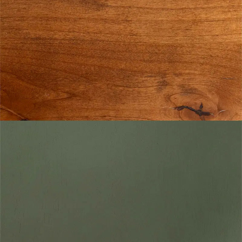 53 inch Writing Desk, No Assembly Required, Two-Tone Finish
