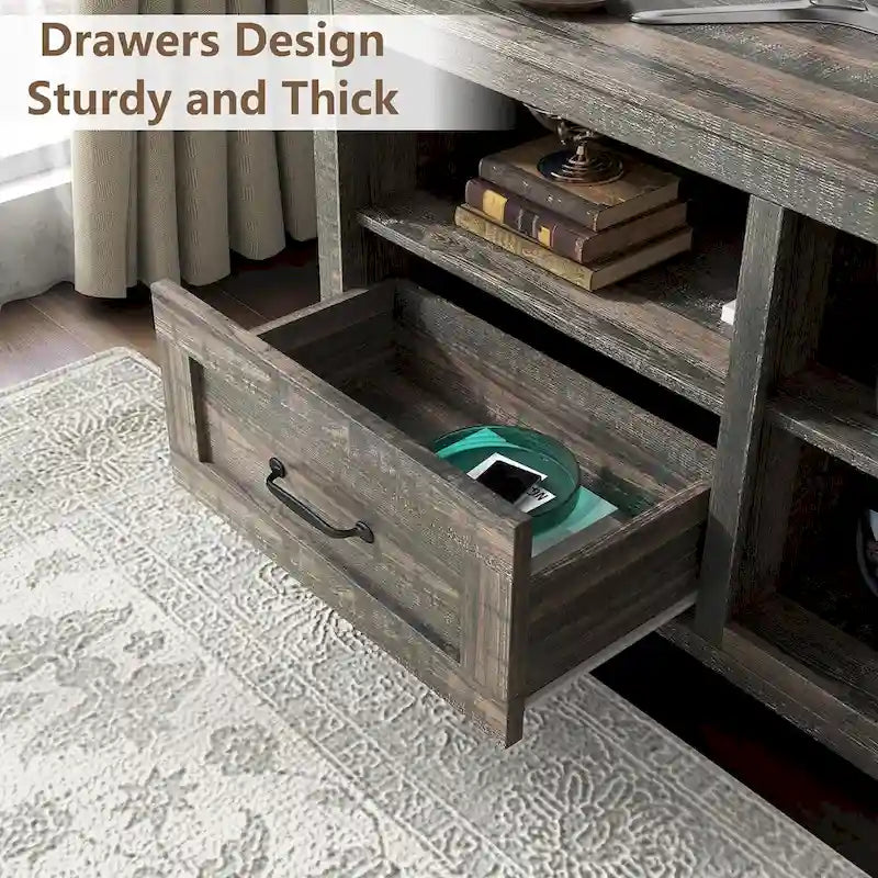 70 inch TV Stand with Storage 2 Drawers - M
